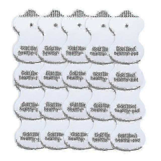 Tens/ems Electrode Pads - Fisioterapia Massage Pads For Acupuncture - Digi - Color: 20pcs