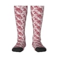 thumbnail image 2 of Picia Women Crew Soft Moisture-wicking Socks Orchids Flowers Pattern Design Cotton Socks, One Size fit All, 2 of 9