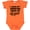 Orange, variant on Inktastic I Have My Godmother Under My Spell with Cute Witch Hat Boys or Girls Baby Bodysuit