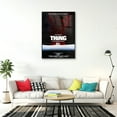 thumbnail image 2 of John Carpenter's The Thing - Framed Movie Poster (Size: 25" X 37") (Black Aluminum Frame), 2 of 6