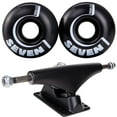 thumbnail image 3 of Cal 7 Skateboard Combo, 5.25" Black Trucks, 52mm 99A Wheels, Bearings/Hardware Set (Old School), 3 of 4