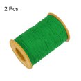 thumbnail image 3 of Hilo elástico Uxcell de 2 piezas 547 yardas 0.5mm de grosor para coser a mano, recogiendo, verde hierba, 3 of 6