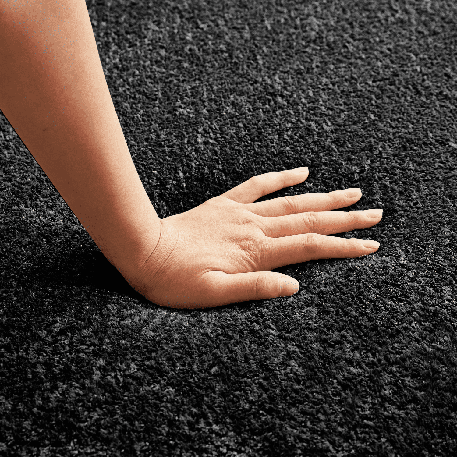 Demi Bonn 109" Modern Curved Sectional Sofa, Large 5-Seater Couch for Living Room and Apartment, Easy Assembly, Black