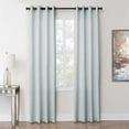 thumbnail image 2 of Michael Amini Aria 50" x 96" Grommet Top Window Panel - Spruce Blue, 2 of 5