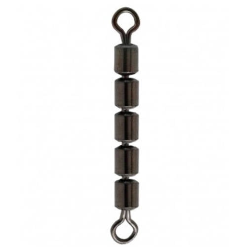P-Line P5RC3-5 Pucci 5 Barrel Rolling Chain Fishing Swivels Package of 5 Size 3