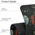 thumbnail image 4 of Yayeee Faucet Mat for Kitchen Sink 14.7" Diatomite Long Splash Guard Pad, Red Sitting on The Moon, 4 of 7