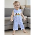 thumbnail image 5 of BemeyourBBs Baby Boy Thanksgiving Romper Turkey Embroidery Round Neck Jumpsuit, 5 of 9