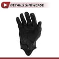 thumbnail image 6 of Unique Bargains Motorcycle Gloves Breathable Full Finger Gloves Leather Outdoor Gloves with Hole 1 Pair L, 6 of 6