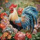 thumbnail image 1 of 5D DIY Taladro Parcial En Forma Especial Pollo 30x30cm, 1 of 9