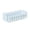 White, variant on Rectangular Fence Flower Pots, Thickened Pots with Drainage, Pots for for Window Balcony Indoor Outdoor Garden Use(Blue,32x16x10.5cm)