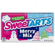 SweeTarts Merry Mix, Holiday Candy, 5 oz Theater Box