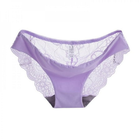 

Women Lace Panties Seamless Cotton Breathable Panty Hollow Briefs Girl Underwear