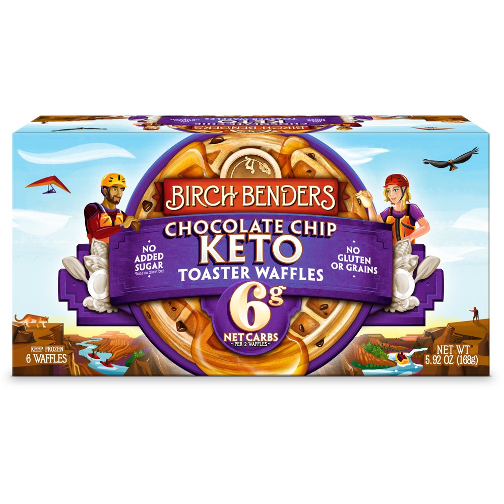 Birch Benders Keto Toaster Waffles, 6.56 OZ - Walmart.com - Walmart.com