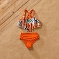 thumbnail image 3 of PatPat Family Matching Tropical Plant Print Two-piece Swimsuit and Swim Trunks Shorts, 3 of 11