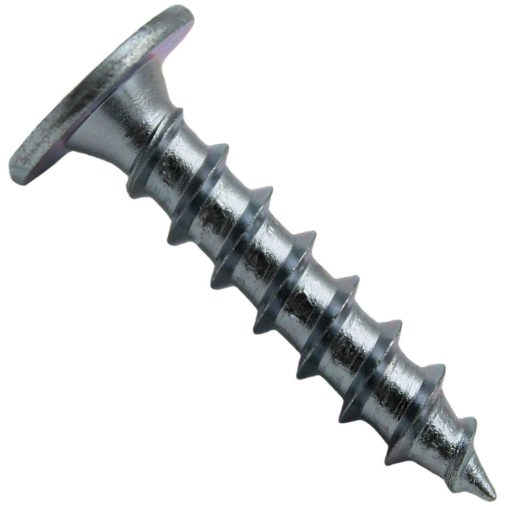 10 x 1" Low Profile Pancake Head Wood to Metal Roofing Screws for