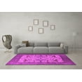 thumbnail image 3 of Ahgly Company Indoor Round Oriental Pink Industrial Area Rugs, 3' Round, 3 of 4