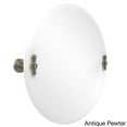 thumbnail image 4 of Frameless Round Tilt Mirror with Beveled Edge - Satin Chrome, 4 of 5