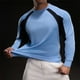 thumbnail image 5 of pstuiky camisa de manga larga para hombre, Camiseta de ejercicio Splice Colorr para hombre, ajustada, de alta resiliencia, con cuello redondo y manga larga Tops casuales para hombres m, 5 of 5