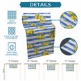 thumbnail image 6 of Summer Lemons Table Runner 90 Inches, Modern Watercolor Fruit Flowers Blue Striped Bed Runner Dresser Scarves Tabletop for Indoor Outdoor Parties/Ceremony/Banquet, 13" x 90", 6 of 9