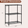 thumbnail image 3 of Costway 2 PCS Metal Storage Shelving Unit 450 LBS Storage Organizer with V-Shaped Rack, 3 of 9