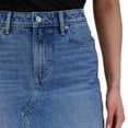 thumbnail image 5 of Lucky Brand Women's Asymmetrical Front Slit Denim Midi Skirt (Blue, 8), 5 of 7