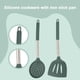 thumbnail image 3 of El sistema a prueba de calor del utensilio de cocina 2Pcs, BPA libera, utensilios de cocina antiadherentes con la manija del acero inoxidable, 3 of 5