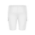 thumbnail image 3 of Lovskoo Athletic Shorts for Men Solid Color Casual Streak Pockets Drawstring Sweat Running Fitness Shorts White, 3 of 5