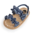thumbnail image 4 of Usaibhir Infant Baby Girls Summer Sandals Premium Non Slip Rubber Soft Sole Breathable Toddler First Walker Outdoor Beach Shoes 0-18M, 4 of 9