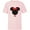 Soft Pink, variant on Disney Minnie Mouse Red Bow Icon Daughter Family Japanese- Short Sleeve T-Shirt for Kids - Customized-White