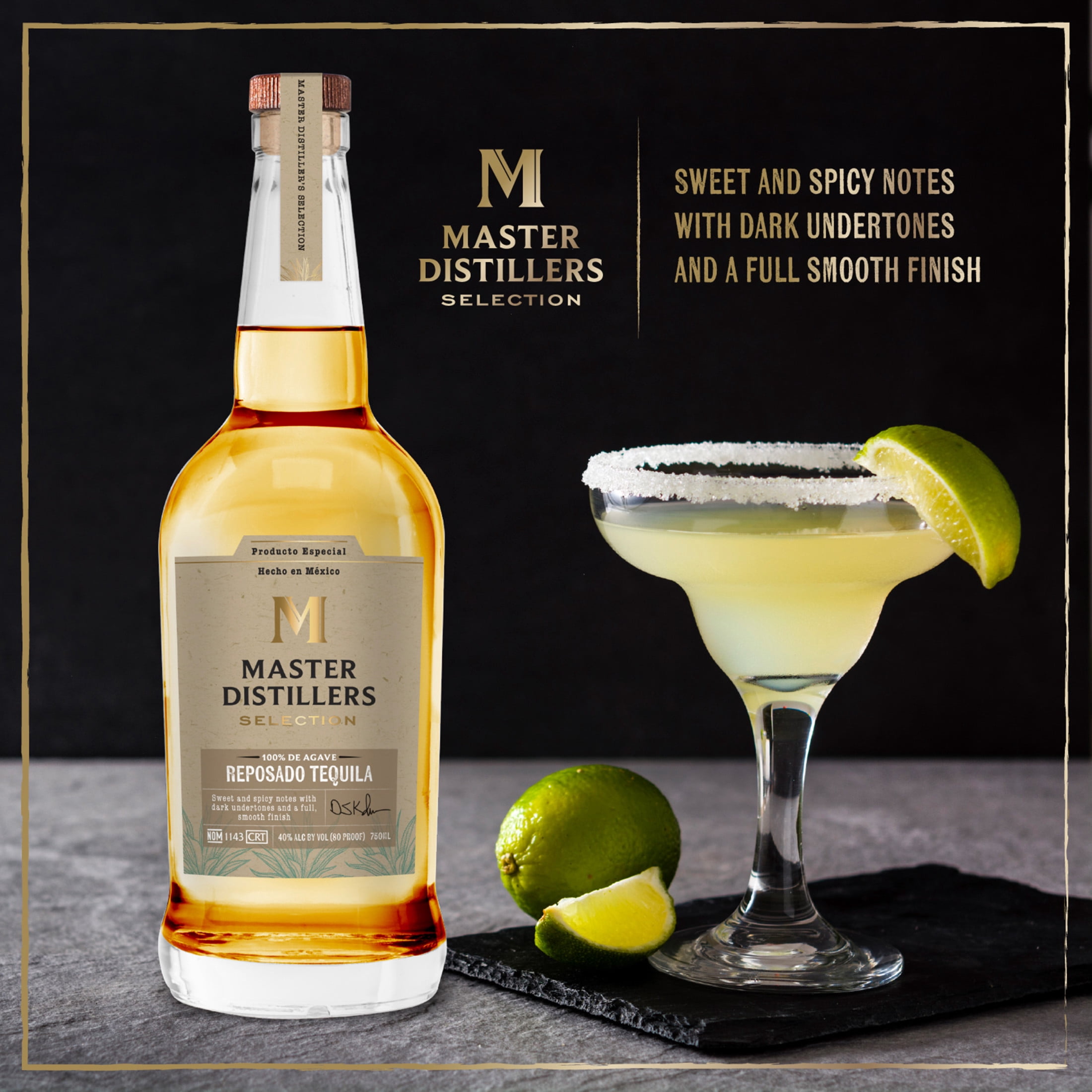 Masters Distillers Reposado Tequila, 750ml, 80 Proof