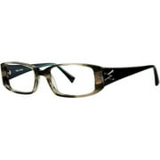 VERA WANG Eyeglasses V193 Olive Horn 50MM
