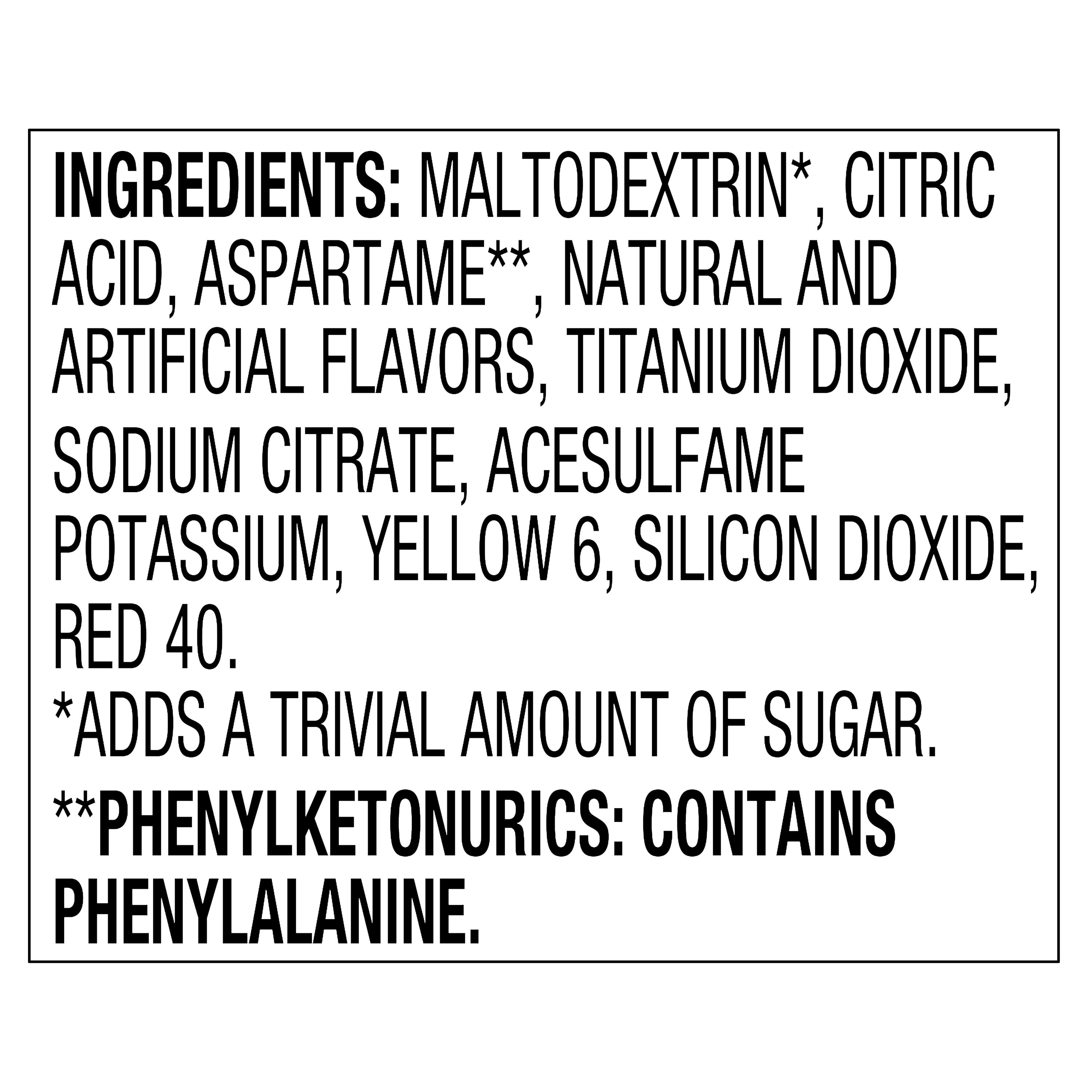 Great Value Sugar-Free Tropical Melon Drink Mix, 0.5 oz, 10 Count