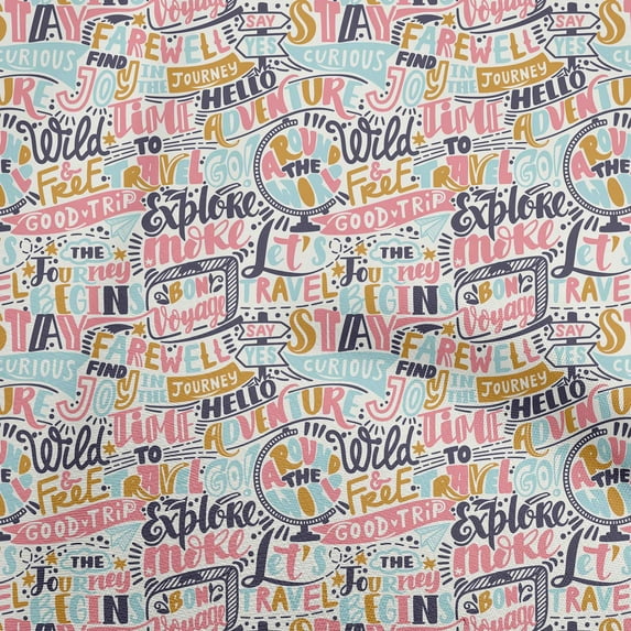 oneOone Cotton Poplin Dark Olive Green Fabric Writing Text Sewing Craft Projects Fabric Prints By Yard 42 Inch Wide