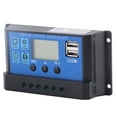 thumbnail image 4 of Controlador De Carga Solar, Regulador De Panel Solar 12 V 24 V 20 A Pantalla LCD Salida USB Dual De 5 V Para Batería De Plomo-ácido Para Batería Inundada Y De Litio, 4 of 7