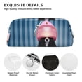 thumbnail image 4 of Uemuo Dog in Hairdresser Printed Leather Pencil Case, Pencil Pouch, Portable Pencil Bag, Pen Case for& Office, 4 of 7