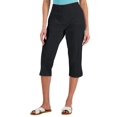 thumbnail image 3 of Karen Scott Womens Comfort Waist Capri Pants Bright White 12, 3 of 4