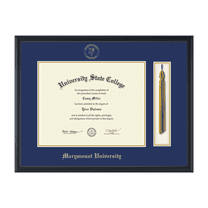 Framerly - Marymount Tassel Diploma Frame In Black Moulding