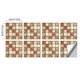 thumbnail image 2 of De Pegatinas 3D Para Azulejos, Pegatinas Decorativas Autoadhesivas Para Despegar Y Pegar, Decoración De Pared Para El Hogar, Papel Tapiz Extraíble Para El Hogar, La Cocina Y El Baño 10 Uds. Kearding HA040768-02, 2 of 6