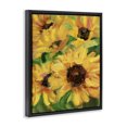 thumbnail image 4 of Stupell Industries Bright Sunny Sunflowers Botanical & Floral Painting Black Floater Framed Art Print Wall Art, 25 x 31, 4 of 10