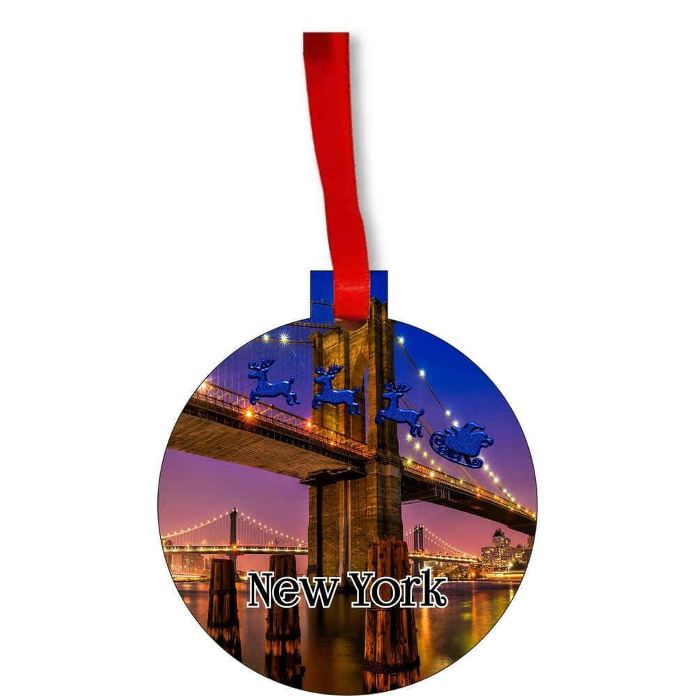 Brooklyn Bridge Christmas Ornament 