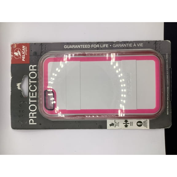 New OEM Pelican Protector White/Pink Case For iPhone 6 Plus/6s Plus