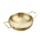 thumbnail image 3 of Estilo Español Paella Pan s Acero Inoxidable Coreano Pollo Frito Arrocera Utensilios de Cocina, Camping Al Aire Libre 20 cm de oro Macarena Paellera de acero inoxidable, 3 of 8