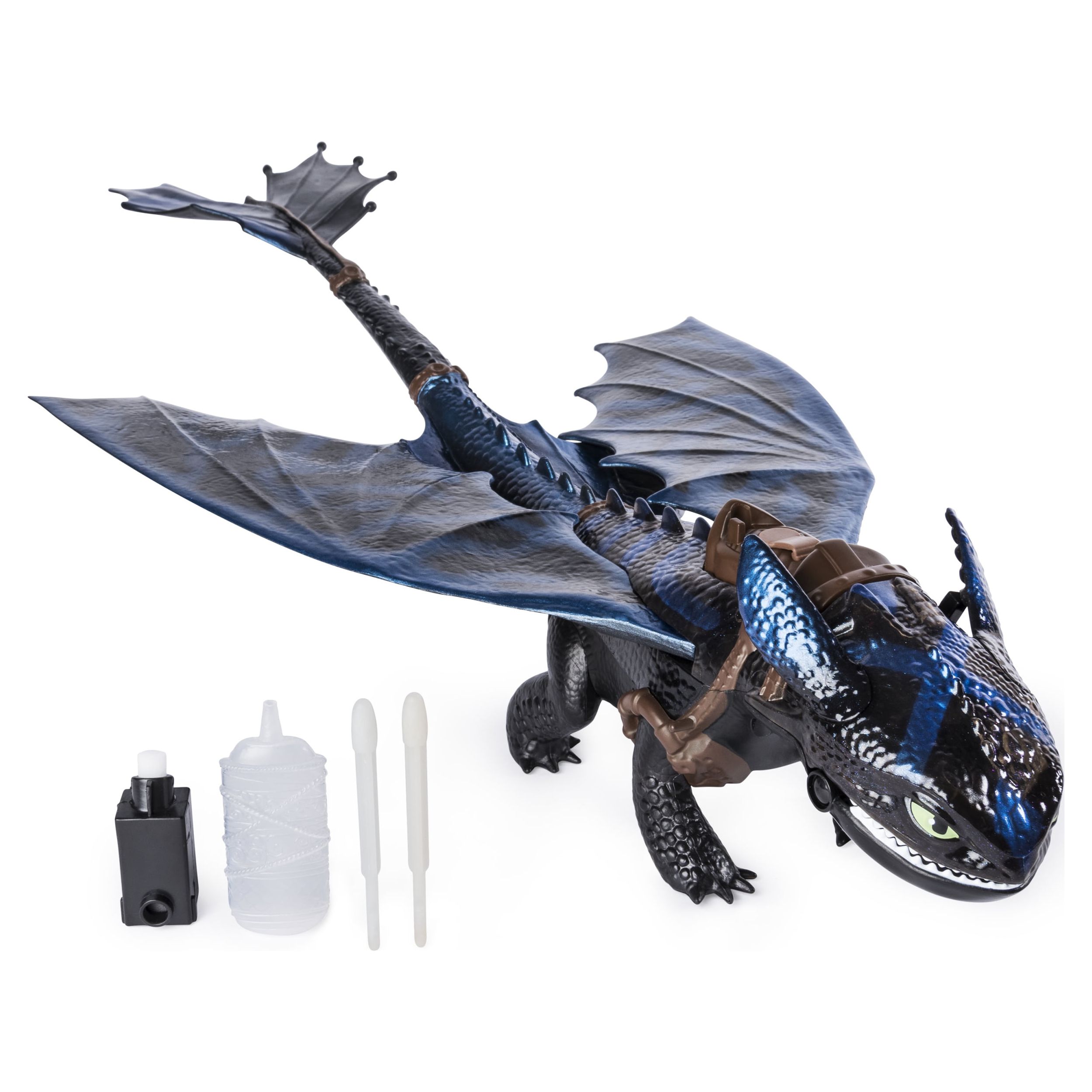 DreamWorks Dragons, Giant Fire Breathing Toothless Action Figure, 20-inch Dragon with Fire Breathing Effects - image 2 of 8