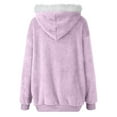 JULMCOMO Coats for Women Soft Comfy Fleece Lined Zip Up Plus Size JULMCOMO Coats for Women Soft Comfy Fleece Lined Zip Up Plus Size