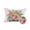 LightPink, variant on 1 Pack Outdoor Pillows Waterproof, Pink Flowers Indoor/Outdoor Throw Pillows with Inserts, Spring Floral Striped Farmhouse Botanical Decorative Pillow for Patio Furniture Chairs Couch