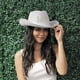 thumbnail image 5 of Sombrero de Vaquero para Mujer Del , Sombreros de para Adultos Y Niñas para Juego de Simulación, 5 of 8
