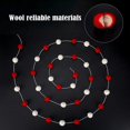 thumbnail image 3 of Wool Felt Ball Garland Colourful Felt Ball Pom Pom Garlands 9.84 Feet Long 70 Balls Felt Ball Garlands Hanging Garland Banner for Wall Party Home Deco, 3 of 4