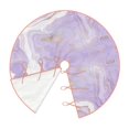 thumbnail image 3 of Kll Lavender Glitter Foil Stripes Christmas Tree Skirt 48",Party Decorations Farmhouse For Christmas Decorations Holiday Party, 3 of 8