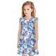thumbnail image 1 of Fotbe Icy Blue Snowflakes Vestido de Dormir para Niñas de 3 a 10 Años, Mangas Cortas, Estilo Princesa, Pijama Camisón con Mangas Voladas-XX-Large, 1 of 6