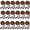 Brown, variant on NCQ 18 Pieces Graduation Honor Cords Rayon Braided Honor Ropes Bulk with Tassel for Students Bachelor Master Doctoral Gown Graduation Decor (Pruple with White)